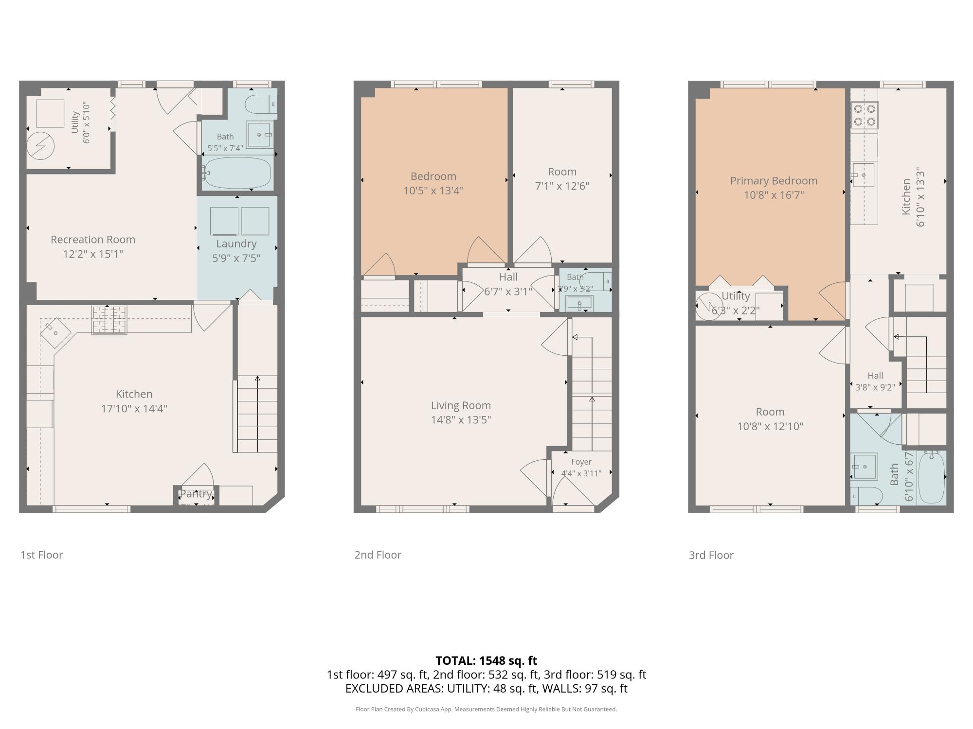 Floor plan for 2905 E Federal Street